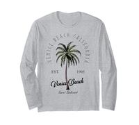 Venice Beach, Kalifornien, Tropischer Baumstrand Langarmshirt