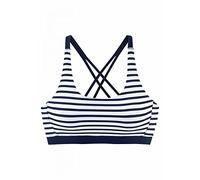Venice Beach LM exkl. Sport Bustier-Top White-Navy-s - 36