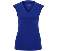 Venice Beach Sport-T-Shirt für Damen mit körpernaher Schnittform und V-Ausschnitt NIMAH S, Radiant Blue