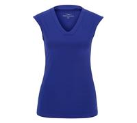 Venice Beach Sport-T-Shirt für Damen mit körpernaher Schnittform und V-Ausschnitt NIMAH S, Radiant Blue