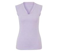Venice Beach Sport-T-Shirt für Damen mit lässiger Schnittform und V-Ausschnitt ELEAMEE L, Light Purple
