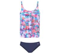 Tankini VENICE BEACH, Damen, Gr. 40, N-Gr, bunt (pink, blau, bedruckt), Polyamid, Bikini-Sets Tankini, mit schönem Sommerprint (580403-40) pink, blau, bedruckt