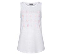 Venice Beach Tanktop mit Logoprint, weiß