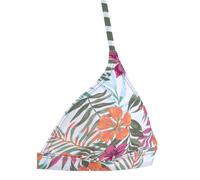 VENICE BEACH Triangel-Bikini-Top Damen weiß bedruckt Gr.36 Cup C/D