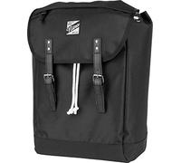 Venice Urbaner Freizeit Damen Herren Rucksack Im Retro Look Mit Gepolstertem 15'' Laptop Fach Schulrucksack Wanderrucksack Streetpack, True Black, 28L