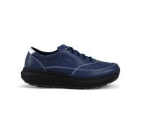 Joya Damen Schnürschuhe Venice Zip – Glattleder, Reißverschluss, Wave-Sohle, Blau Gr. 38 1/3 (UK 5)