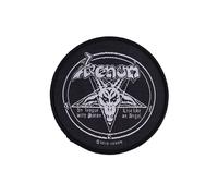Venom - In League With Satan - Aufnäher - Schwarz - Onesize - 100% Polyester Schwarz Onesize
