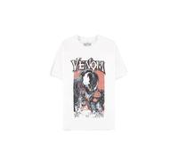 Venom (Marvel) Destroyed T-Shirt weiß in XXL