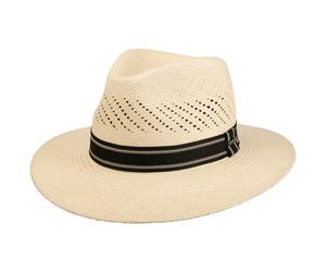 Vented Crown Traveller Panamahut by Stetson natur L (58-59 cm)