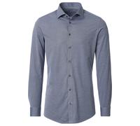 Venti Body Fit Hemd blau, Einfarbig