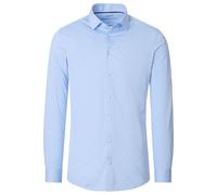 Venti Body Fit Hemd blau, Einfarbig