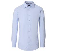 Venti Body Fit Hemd blau, Faux-uni