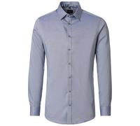Venti Body Fit Hemd blau, Faux-uni