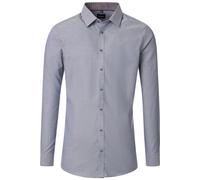 Venti Body Fit Hemd blau, Faux-uni