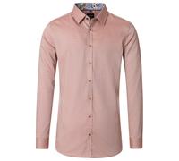 Venti Body Fit Hemd orange, Faux-uni