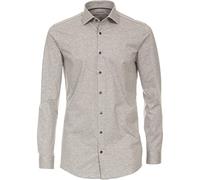 Venti Jerseyflex Body Fit Jerseyhemd silber, Faux-uni