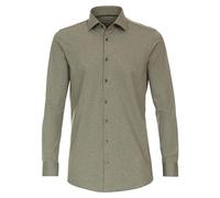 Venti - Body Fit - Herren Langarm Hemd (123955800), Größe:42, Farbe:Grün (300)