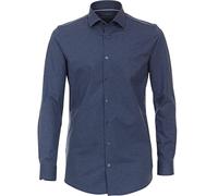 Venti Jerseyflex Body Fit Jerseyhemd blau, Einfarbig