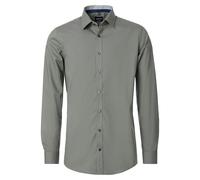 Venti - Body Fit - Herren Langarm Hemd (134024500), Größe:42, Farbe:Grün (300)