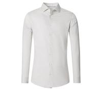 Venti - Body Fit - Herren Langarm Jerseyflex Hemd (144226500), Größe:40, Farbe:Grün (300)