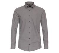 Venti Modern Fit Hemd braun, Bedruckt