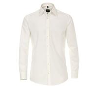 Venti Businesshemd extra Langer Arm 69cm Uni Modern Fit Weißbeige 40