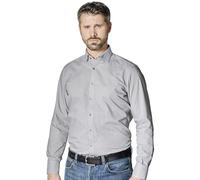 Venti Modern Fit Hemd grün, Gestreift