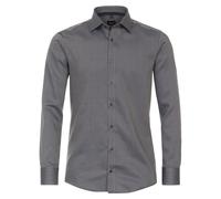 Venti Herren Businesshemd uni Modern Fit, grün, 45 Grün