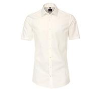 Hemd Halbarm uni Body Fit Venti Weißbeige 37 (Artikelnummer: 4I909/50X37)