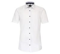 Venti Body Fit Hemd Kurzarm weiss