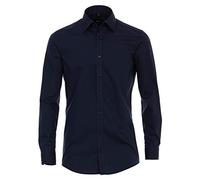 Venti Businesshemd Uni Body Fit Dunkelblau 42