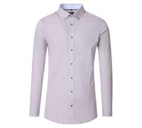 Businesshemd VENTI "VENTI Businesshemd Print", Herren, Gr. 42, Normalgrößen, rot, 97% Baumwolle, 3% Elasthan, bedruckt, sehr figurbetont, Hemden (55313532-42) rot