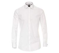 Venti Businesshemd Uni Body Fit Weiß 37