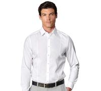 Venti Herrenhemd Kent Body Fit NOS S0162A Uni Baumwolle Weiß Größe 43