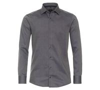 Venti Herren Businesshemd uni Modern Fit, grün, 45 Grün