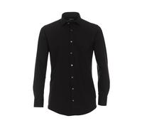 Venti Jerseyflex Modern Fit Jerseyhemd navy, Einfarbig