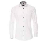 VENTI - Twill Hemd uni weiss - Gr. - 40