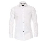 Venti Businesshemd Uni Modern Fit Weiß 39
