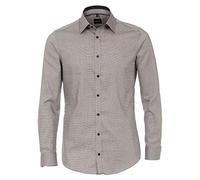 Venti Body Fit Hemd blau, Faux-uni