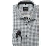 Venti Comfort Fit Hemd anthrazit, Bedruckt