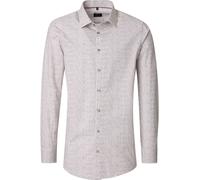 Venti Comfort Fit Hemd beige, Bedruckt