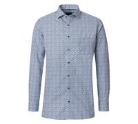 Venti Comfort Fit Hemd blau, Bedruckt