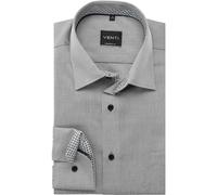 Venti Comfort Fit Hemd grau, Einfarbig