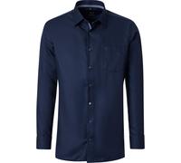 Businesshemd VENTI "VENTI Businesshemd uni", Herren, Gr. 54, Normalgrößen, dunkelblau, 100% Baumwolle, unifarben, comfort fit, Hemden (35533764-54) dunkelblau