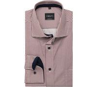 Casa Moda Businesshemd Kent Comfort Fit 100% Baumwolle bedruckt Rot Größe 42
