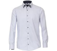 VENTI - Dobby Hemd uni blau - Gr. - 39