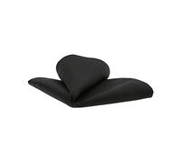 Venti Einstecktuch uni Schwarz Einheitsgröße