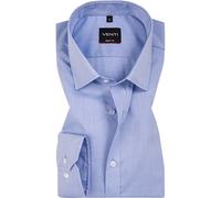 Venti Hemd Herren Extra Slim Fit Extra langer Arm EL blau, 38