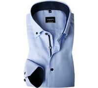 Venti Hemd Herren Langarm Baumwolle blau, 36