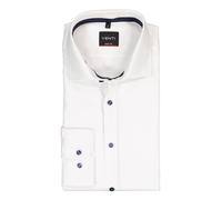 VENTI Hemd Herren Slim Fit Langarm Baumwoll-Stretch weiß, 40